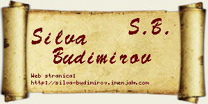 Silva Budimirov vizit kartica